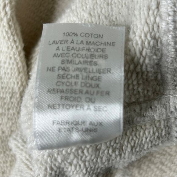 Nili Lotan Fletcher Lace Up Hoodie in Eggshell Size XS - Picture 9 of 14